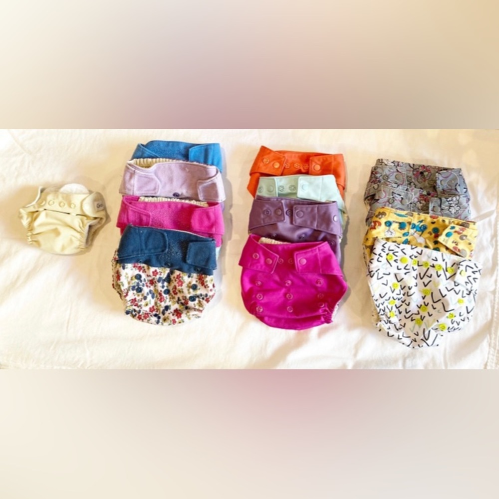 GroVia cloth diaper set